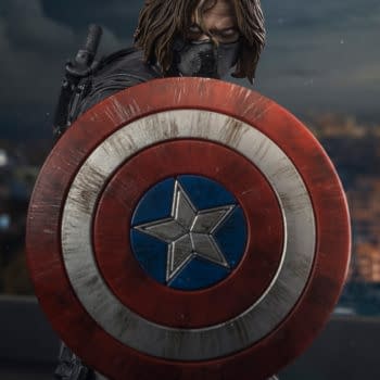 The Winter Soldier Wields Captain America’s Shield with Iron Studios