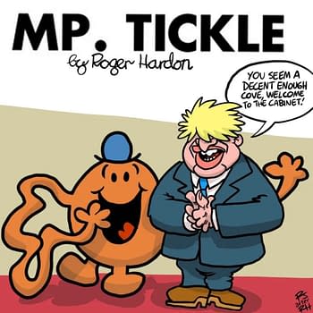 Separated At Birth: Boris Johnson Mr Tickle Cartoon &#038 Private Eye