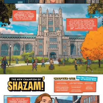Interior preview page from New Champion of Shazam #1