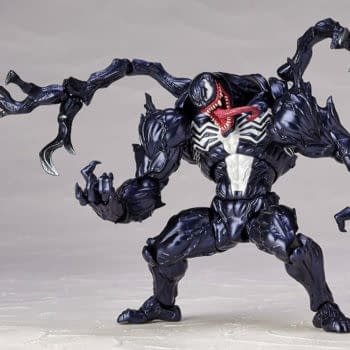 Venom Wants Spider-Man’s Brain with Revoltech Marvel Rerelease 