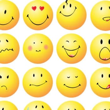 The First Graphical Emoticons: 42 Smileys.