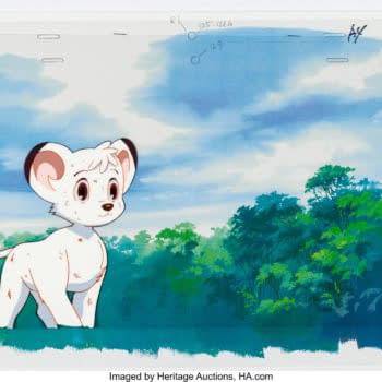 Jungle Emperor Leo Production Cel Hits Auction Today