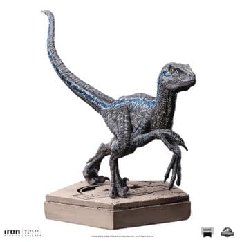 Velociraptor Blue Joins Iron Studios New Jurassic World Icons Line