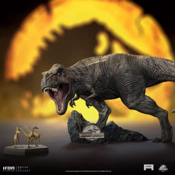 Iron Studios Kicks Off Jurassic World Icons Statues with Mighty T-Rex