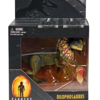 Jurassic Park Dilophosaurus Comes to Mattel’s Hammond Collection 