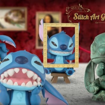 Beast Kingdom Debuts Stitch Art Gallery Mini Egg Attack Figurines