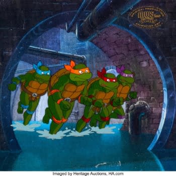 All Four Teenage Mutant Ninja Turtles Are On This Production Cel