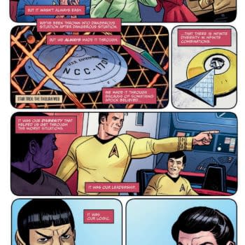 Interior preview page from Star Trek #400