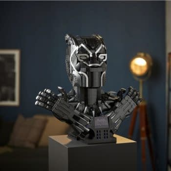 Life-Size Brick Built Black Panther Bust Coming Soon from LEGO