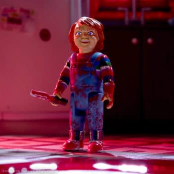 Child’s Play 2 Bloody Chucky ReAction Figure Debuts from Super7