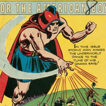 Headline Comics #18 (Prize, 1946) featuring Atomic Man.