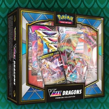 Pokémon TCG Reprints Rayquaza in VMAX Dragons Premium Collection