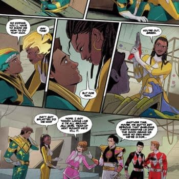Interior preview page from Mighty Morphin Power Rangers #101