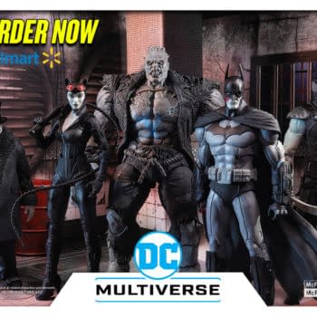 McFarlane Debuts Exclusive B&W Batman: Arkham City BAF Wave