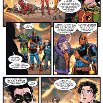 Interior preview page from Dark Crisis: Young Justice #5