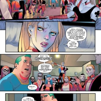 Interior preview page from Harley Quinn #23
