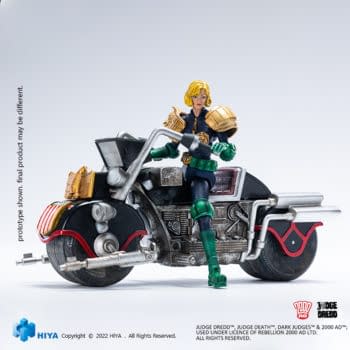 Judge Dredd’s Judge Anderson with Lawmaster Arrives from Hiya Toys 