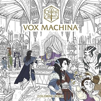 Cover image for CRITICAL ROLE VOX MACHINA COLORING BOOK TP