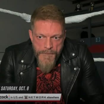 Edge cuts a promo on WWE Raw