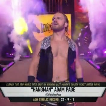 Hangman Adam Page appears on AEW Dynamite
