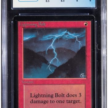 Magic: The Gathering Beta Lightning Bolt For Auction At Heritage