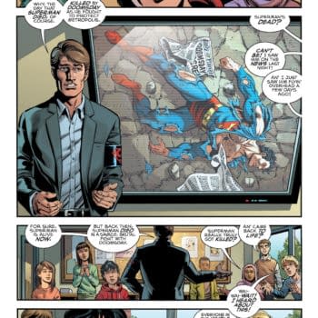Interior preview page from Death of Superman 30th Anniversary Special #1