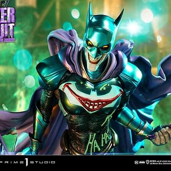 DC Comics Joker Wears His The Joker War Batsuit with Prime 1 Studio