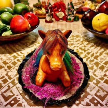A warm and inviting Roast My Little Pony, the perfect centerpiece of your next holiday feast.