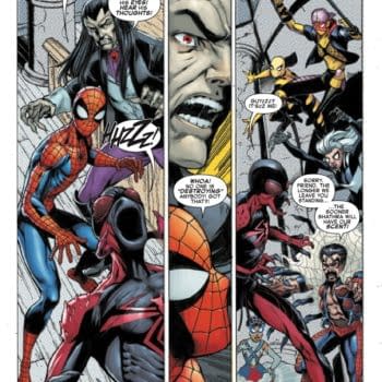 Interior preview page from SPIDER-MAN #3 MARK BAGLEY COVER