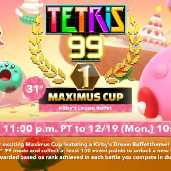 Tetris 99 Announced Tetris 99 Maximum Cup With Kirby's Dream Buffet