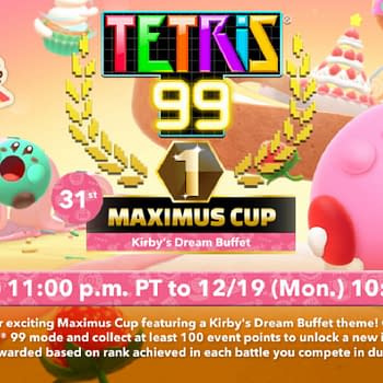 Tetris 99 Announced Tetris 99 Maximum Cup With Kirbys Dream Buffet