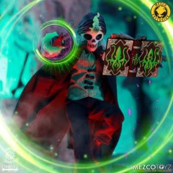 Mezco Debuts Rumble Society Atticus Doom: Necroverse Edition