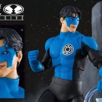 Exclusive DC Comics Blue Lantern Kyle Rayner Hits McFarlaneToysStore