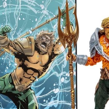 Aquaman Makes a Splash with New McFarlane Toys Page Puncher Debut 