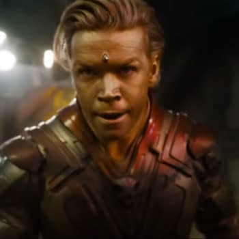 Adam Warlock in Guardians of the Galaxy 3, via Marvel Studios.