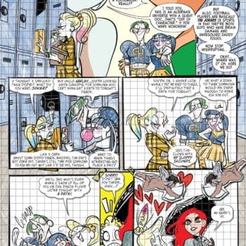 Interior preview page from DC's Harley Quinn Romances #1