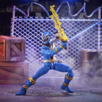 Hasbro Reveals Power Rangers Dino Fury Blue Ranger Lightning Figure 
