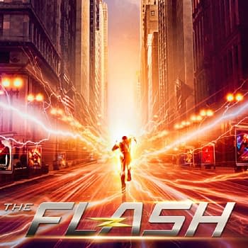 The Flash Arrow Spartan &#038 Kid Flash Reunite on Season 9 Ep. 9 Set