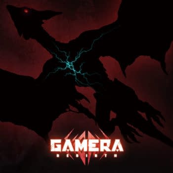 Gamera-Rebirth: Netflix Anime Teaser; Gyaos Kaiju Key Art