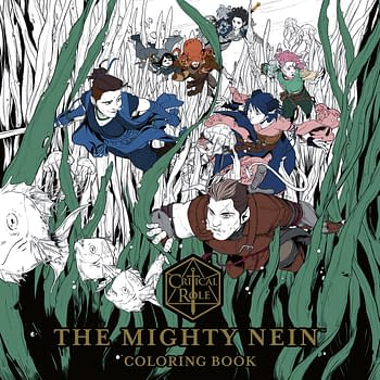 Cover image for CRITICAL ROLE MIGHTY NEIN ADULT COLORING BOOK TP