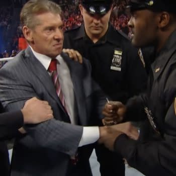 Vince McMahon appears on WWE Raw, December 28th, 2015.