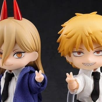 New Chainsaw Man Nendoroid Dolls Slice and Dice with Good Smile 