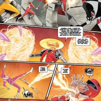 Interior preview page from Mighty Morphin Power Rangers #105
