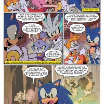 Interior preview page from DEC221408 Sonic the Hedgehog #58, by (W) Ian Flynn (A) Thomas Rothlisberger (CA) Tracy Yardley, in stores Wednesday, March 1, 2023 from IDW PUBLISHING