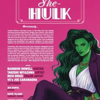 Interior preview page from SHE-HULK #10 JEN BARTEL COVER