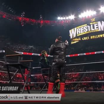 Seth Rollins rocks Big Red Boots on Miz TV on WWE Raw
