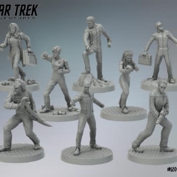 Modiphius Launches Star Trek Adventures TNG Crew Miniatures
