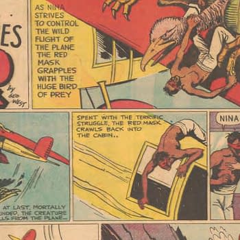 Adventures of the Red Mask syndicated strip from December 1936 (representative, not necessarily in contents of Best Comics #4).