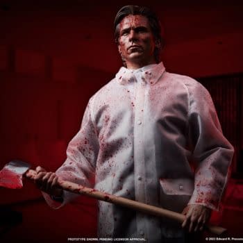 Things Get Bloody with PCS’s American Psycho Patrick Bateman Statue