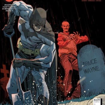 Batman Digging Up Bruce Wayne (Spoilers)